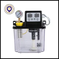 Pompe de lubrification électromagnétique cnc 220V, 0.5/1/2 litres, lubrifiant automatique, injecteurs d'huile 