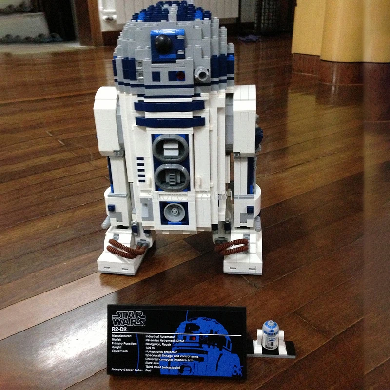 

05043 R2-D2 Genuine Star Plan Series Building Blocks Bricks Children's Christmas gift Compatible with 10225 Toys