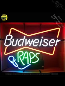 

Neon Sign Budweise Raps Music neon Light Sign Handcrafted Real Glass neon accessories neon lights for rooms lampara neon Atarii