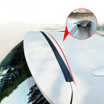 

Car Tail Cover Strip Universal DIY 1.6m Trunk Edge Seal Rubber Weatherstrip Sticker Auto Accessories For SUV MPV Hatchback Car