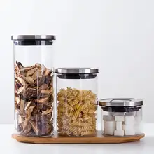 1000 мл/800 мл/330 мл стеклянные контейнеры для хранения с крышкой из нержавеющей стали для чая и конфет многозерновые бутылки receiente Para Comida