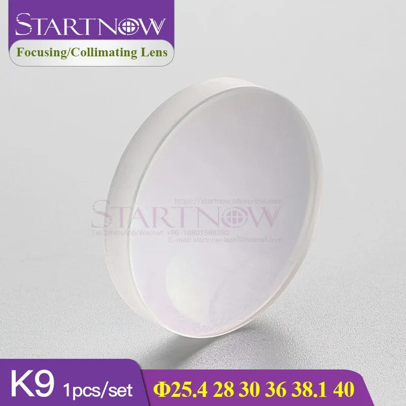 Startnow 1 шт. K9 одиночный лазерный фокус объектива D25.4 28 30 40 38 F55 F80 F120 для волоконно