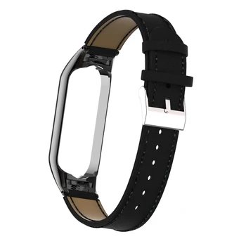 

PU Leather Strap for Xiaomi Miband Mi Band 5 Smart Watch Strap