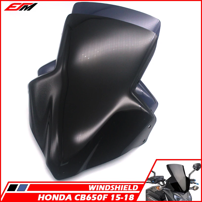 Новый стиль козырек для ветрового стекла мотоцикла подходит HONDA CB650F 2014 2015 2016 2017 2018
