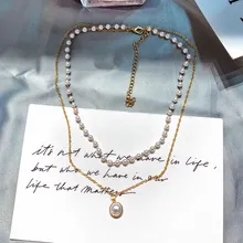 Ustar винтажное Двухслойное колье ожерелье s для женщин создан