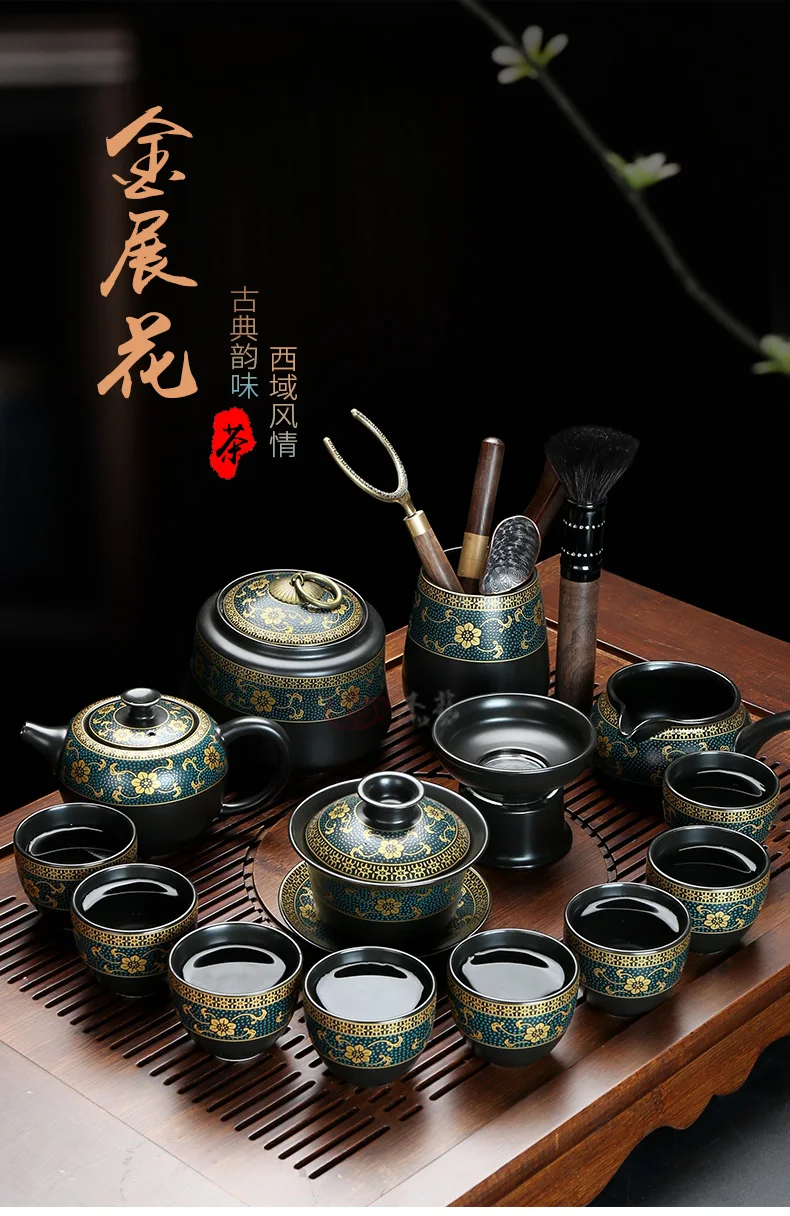 Conjuntos de chá de luxo cerâmica kung