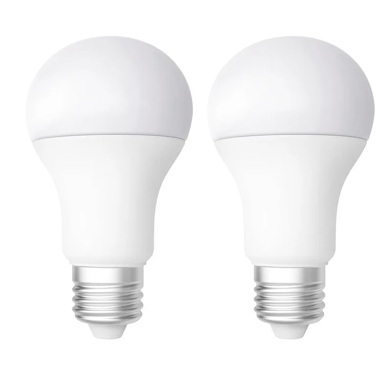 2 pieces Умный светодиодный фонарь Xiaomi MIJIA RGBW с разноцветными сменными лампами 1880 K-7000 K E27 600lm 7,5 W Голосовое управление через приложение MIJIA Smart Home - Цвет: 2 pieces