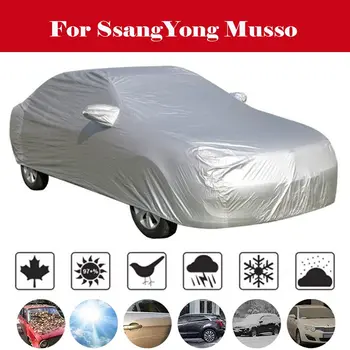 

automatic Car Umbrella Sunshade Tent Roof Cover Anti-UV Hot Protection Outdoor Protector Sun Shade Summer For SsangYong Musso