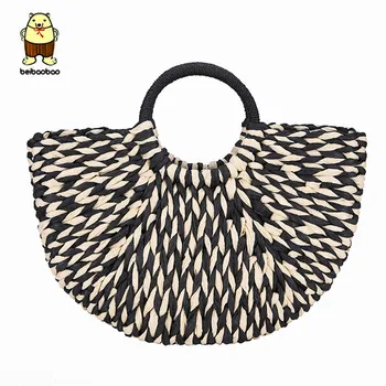 

Tote Women Handbag Clutch Bag Ladies Shoulder Bag Messenger Portable Bag Cross Body Dumpling Bag Woman Weave Art Bag