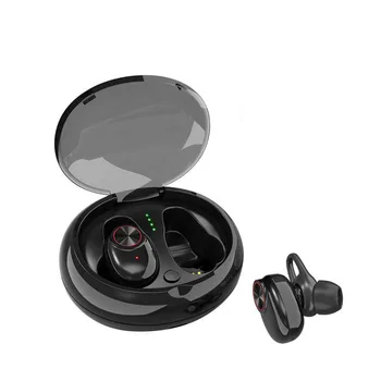

Dual ear TWS Bluetooth headset 5.0 stereo with compartment real wireless sports Bluetooth headset