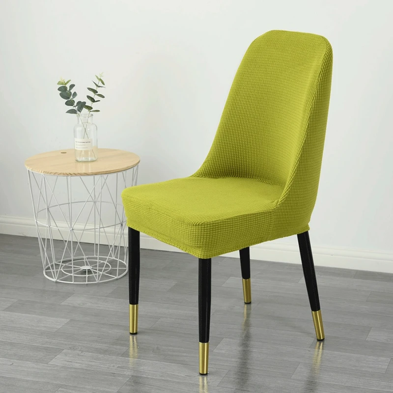 Spandex Curved Back Chair Covers Universal Stretch Round Back Dining Chair Cover For Single Seat Chair Cover Aliexpress