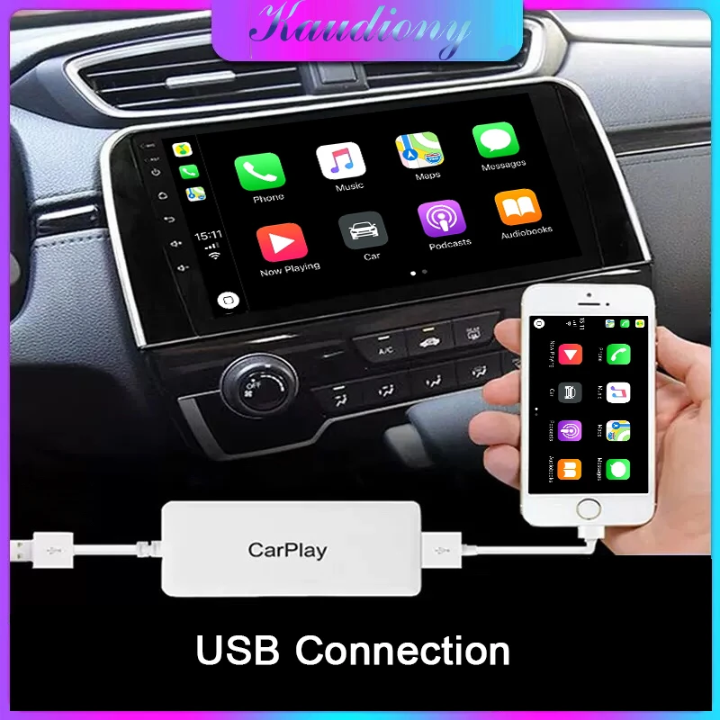 Car play USB Smart Link Apple CarPlay Dongle Android Auto Head Unit Via USB Cable For IOS And Android System