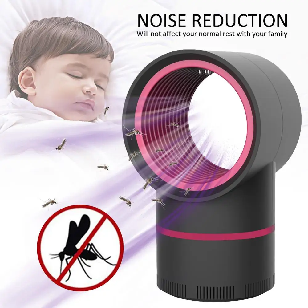 

USB 5W Powered Electric Anti Mosquito Killer Lamp UV Night Light Photocatalyst Bug Insect Trap Light Pest Control Repellent