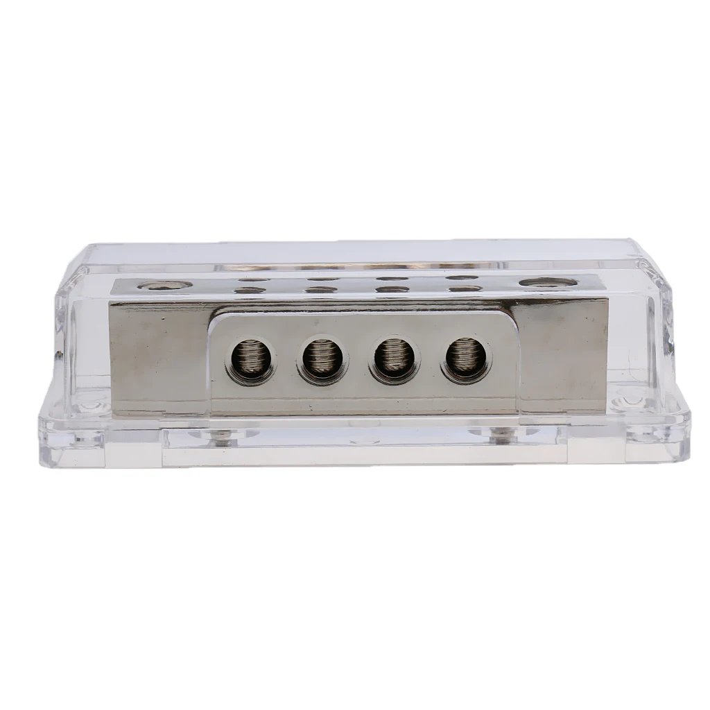 

10 Way Car Audio Power/Ground Distribution Block 2X 0Ga In To 8X 8Ga Out
