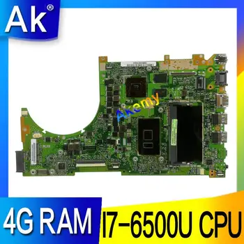 

Q553UB Laptop motherboard for ASUS Q553UB Q553UB Q553UQ Q553U Q553 Test original mainboard 4G RAM /I7-6500U CPU