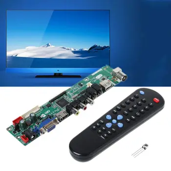 

1Set V56 Free Program Lcd TV Controller Driver Board Module with Remote Control