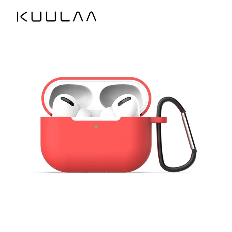 

KUULAA Earphone Case For AirPods Pro Silicone Cover Wireless Bluetooth Headphone For Air Pods Pouch Protective For AirPod 3 Case
