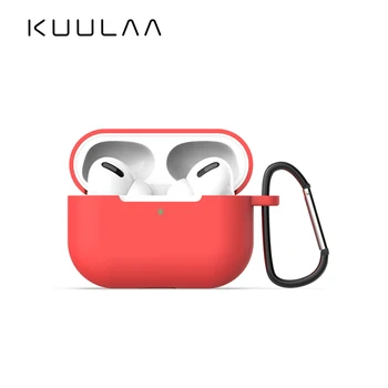 

KUULAA Earphone Case For AirPods Pro Silicone Cover Wireless Bluetooth Headphone For Air Pods Pouch Protective For AirPod 3 Case