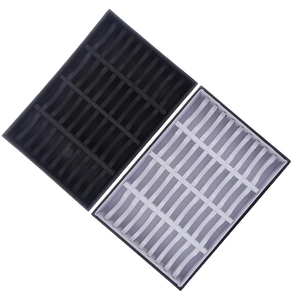 

40 Slots Large PU Leather Insert for Jewelry Bracelet Bangle Display Box