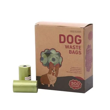 

Pet Dog Poop Bag Biodegradable Printed Trash Bag Dog Pick Up Bag Shit Bag Garbage Bag 24 Rolls / Box Dog Trainings Pet Supplies