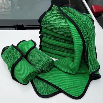 

40*60cm Polyester Thick Auto Care Detailing Towel Auto Detailing Microfiber Fiber Super Absorbent Towel Car Cleaning Cloth