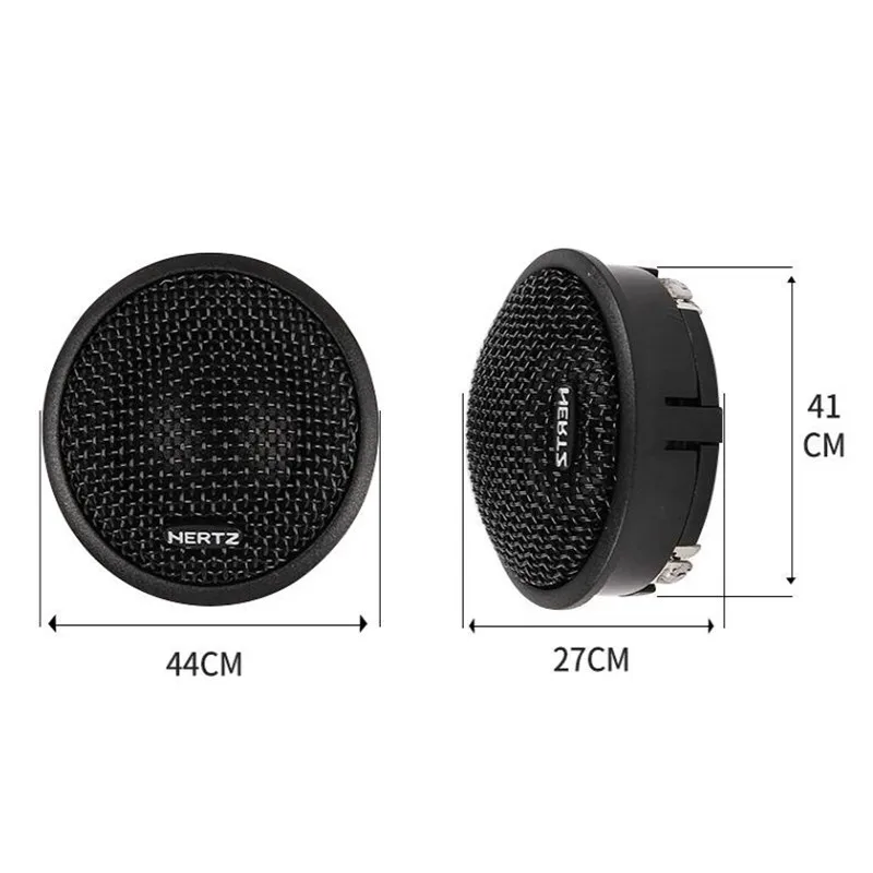 Speaker Black 120W Max 4Ohm 1Inch Car Speaker Audio Componet Tweeter Speakers 1 Pair Crossiver Divider Auto Car Music