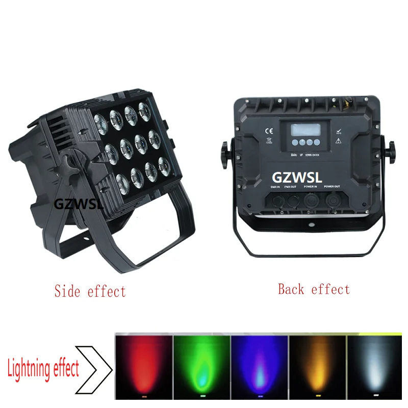 Waterproof  LED-Par-Can-Light-12PCS-LEDS