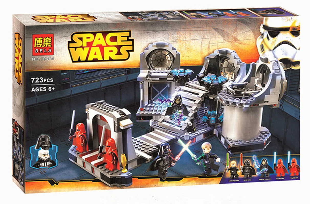 Goedkoop 10464 De Death Star Final Wijten 723 Pcs Compatibel met Legoinglys Star Wars Serie Bela Bouwstenen Speelgoed voor Kinderen