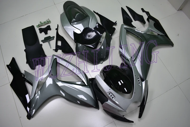 Набор для всего тела GSX-R600 06 тела Наборы GSXR 750 2006 серебристый, черный набор для всего тела GSX-R750 2006-2007 K6