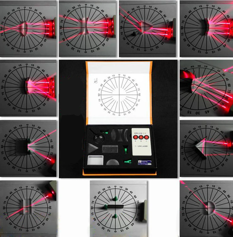 Optical Triangular Prism Physics Experiment 1