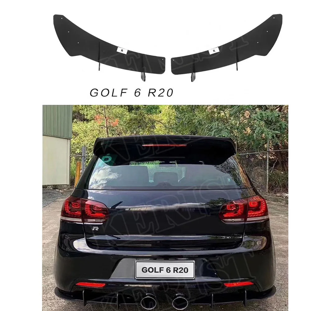 Golf 6 для GTI r20 ABS задняя крыша губ Диффузор крыло Volkswagen vw golf gti 2010-2014 | Автомобили и