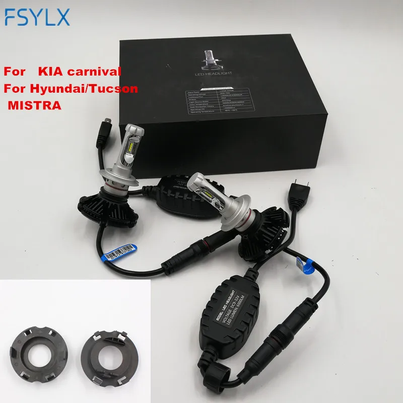 

H7 60W 6000LM CRE E LED Headlight Single Beam XM-L2 CHIP 3S UPGRADED Changeable ALL IN ONE Auto Motorcycle Head Fog Bulbs