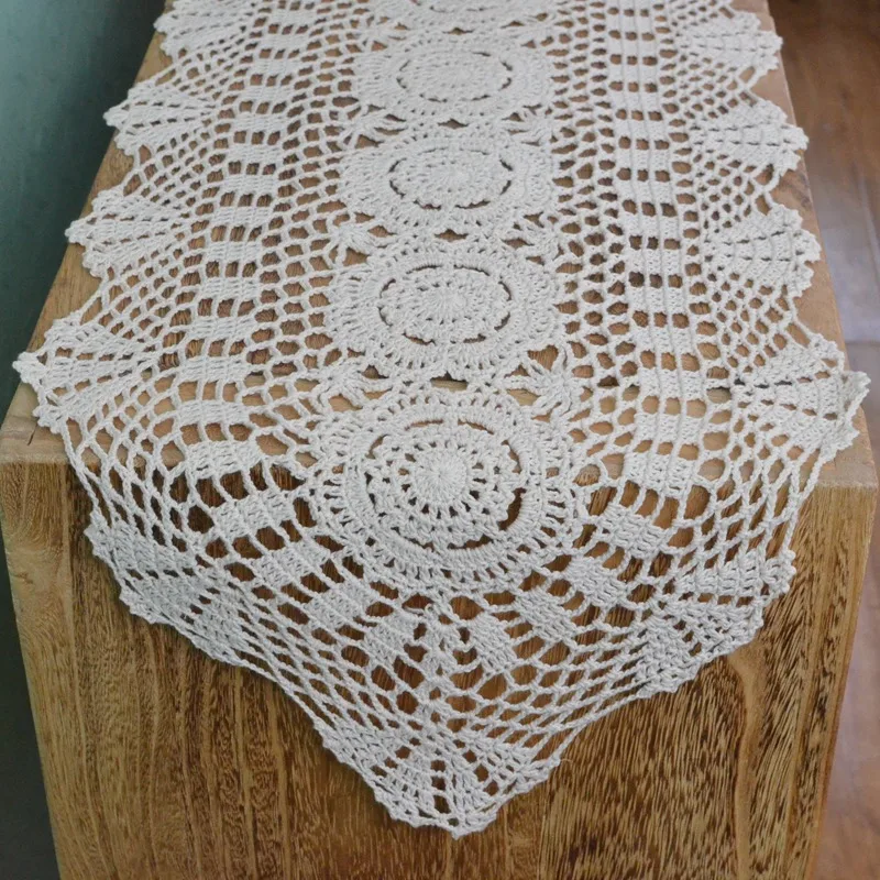 Crochet Table Runner Handmade Crochet lace Table Runner Many Size Available