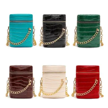 

Fashion Women Girls PU Handbag Ladies Shoulder Bag Chain Crossbody Satchel Tote Purse Messenger Bag for Party Daily Use