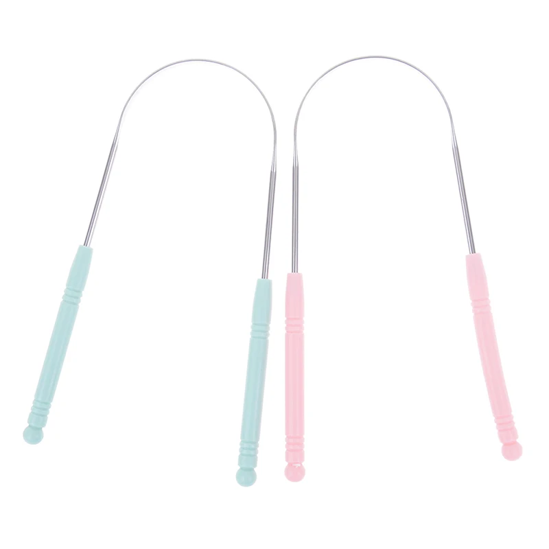 Нержавеющая сталь Стоматологическая гигиена полости рта средство по уходу за язычок скребок очиститель свежее дыхание чистки покрытый язык Зубная щётка