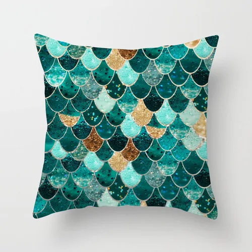 Marble simple abstract geometry pillow pillow short plush pillowcase customization christmas cushions Cushions