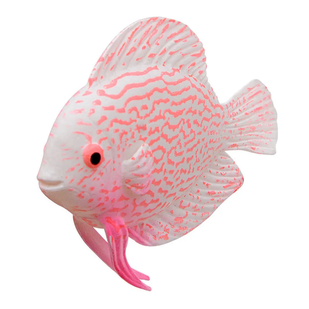 Креативное украшение для аквариума, 1 шт., силиконовая пластиковая одежда для плавания, искусственная Золотая рыбка, декор для аквариума, подарок L* 5