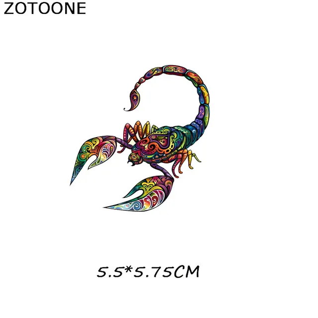 ZOTOONE Cartoon animal patch paste heat transfer vinyl owl elephant butterfly costume DIY micro chapter hot press patch sticker 407