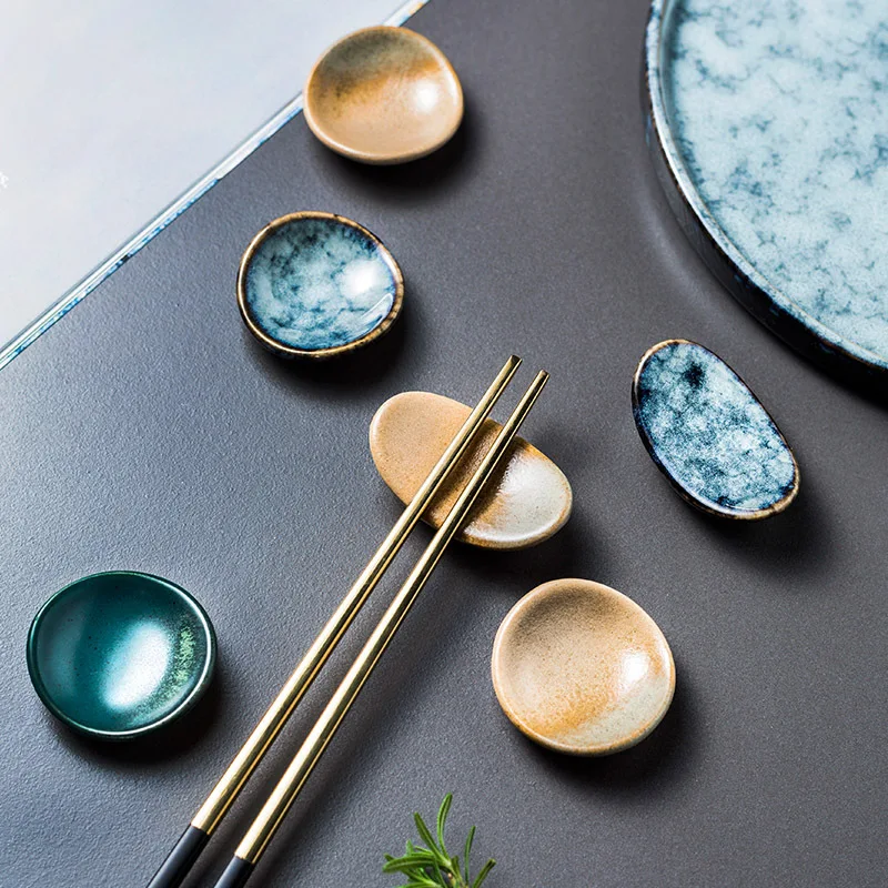 Chopsticks Holder Ceramic Stand Home Kitchen Chopstick Rest Stand Japanese Decorative Eco-Friendly Spoon Fork Tableware YORO