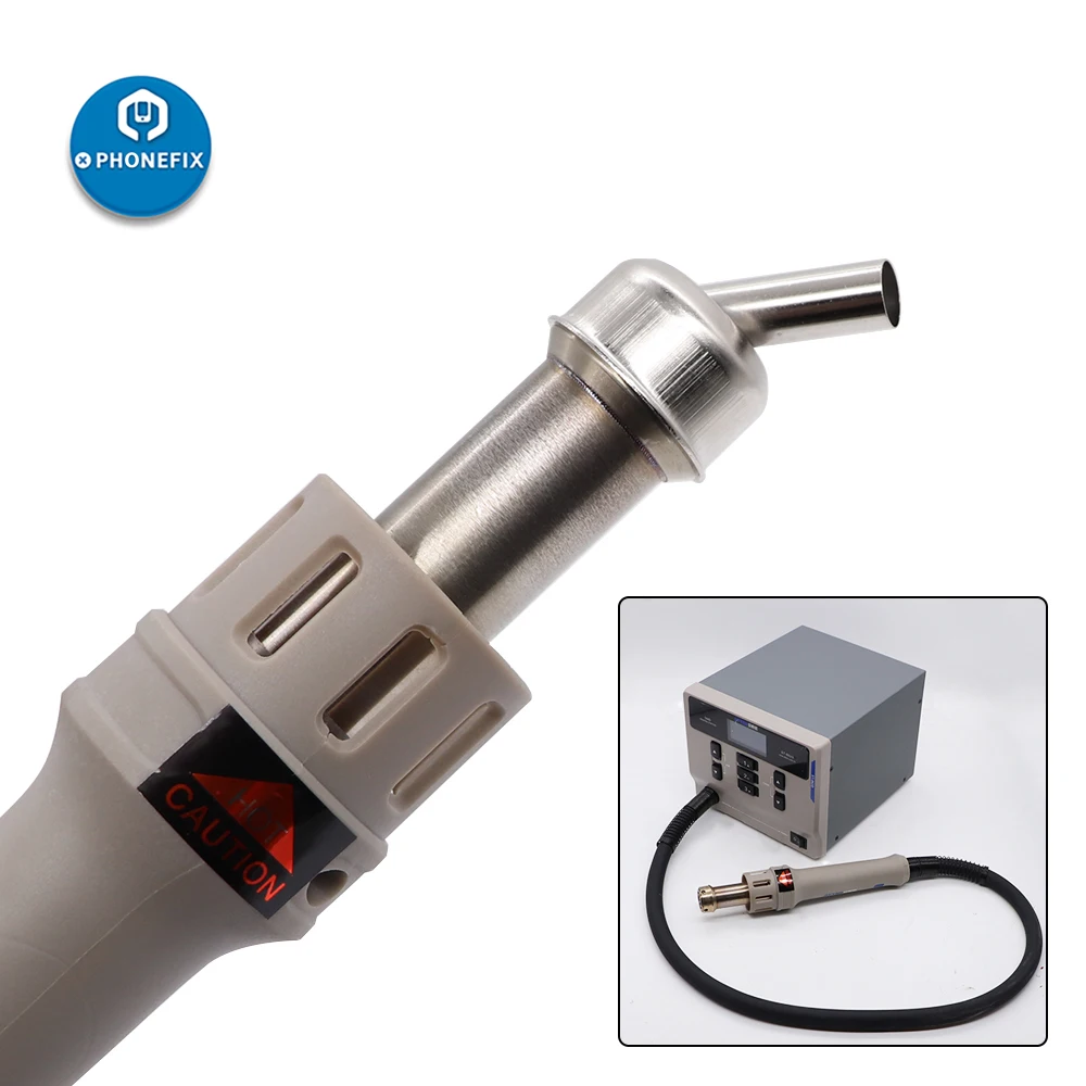 45 Degree Bent Curved Nozzle Soldering station Hot Air Station Gun Nozzles for ATTEN ST-862D BGA Rework Station Welding repair yes welder helmet