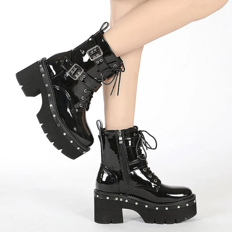 demonia punk goth boots