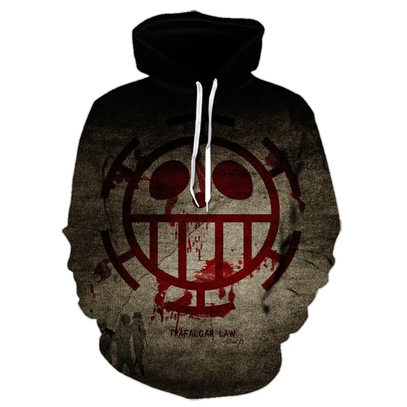 

2019 New hot sale 3D Anime One Piece Hoodies Sweatshirts Boy Funny Print Sweatshirts Men/women 3D Hooded One Piece Clothing 6xl