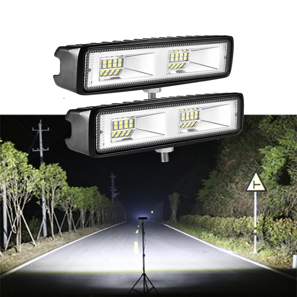 10X 48W LED Work Light Spotlights - 12V, IP67, 6000K For Car, Truck, Boat 6 thumbnail image