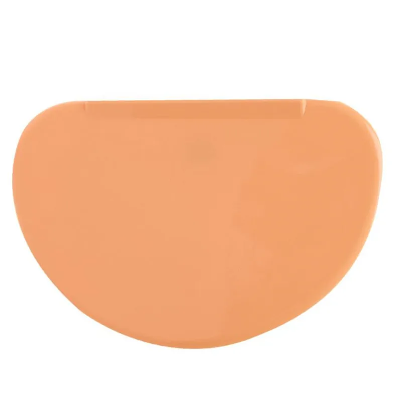 Orange Soft Flexible Plastic Dough Cream Scraper Cake Spatula Pastry Butter Cutter Baking Cake Pastry Tools for Bread Making