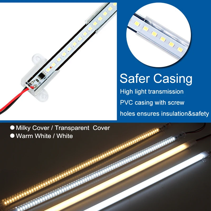 Description Picture 5 of item30/40cm LED Rigid Light Strip High Brightness Waterproof LED Fluorescent Floodlight Tube For Bar Industries Showcase