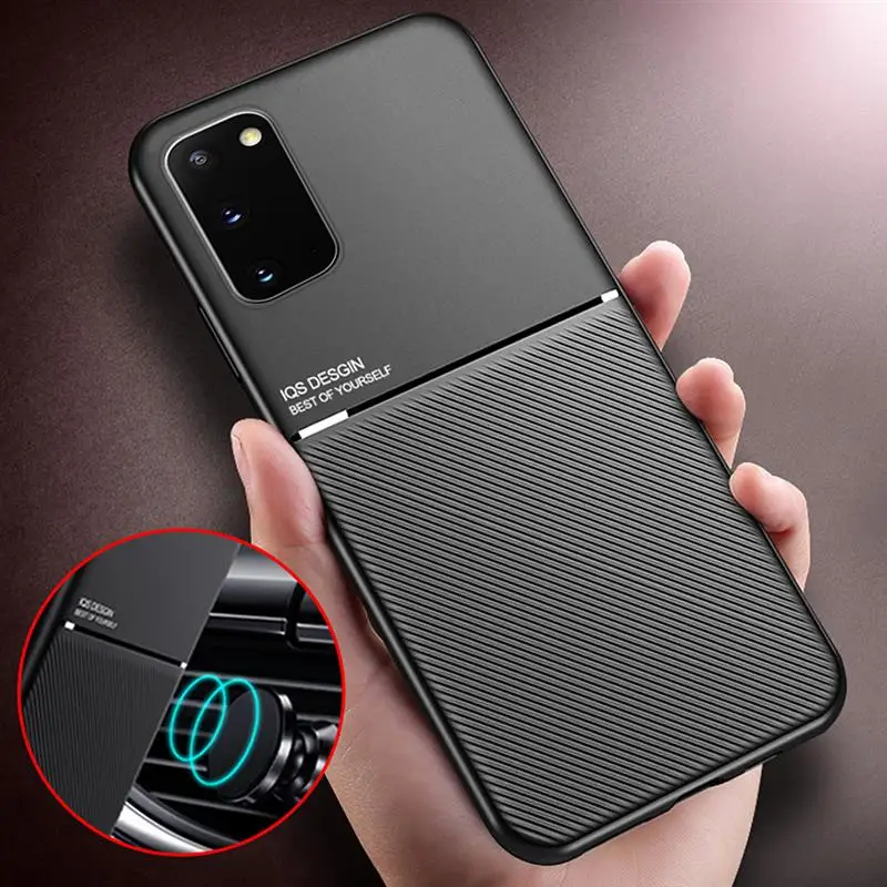 For Samung Note20 Ultra Case Soft Silicone Car Magnetic Holder Cover For Samsung Galaxy Note 20Ultra S21ultra Note20ultra A52 32 2