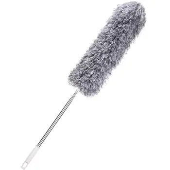 

1 Pc Telescopic Duster Handle Dust Removal Telescopic Ultra-fine Fiber Duster Brush Home Air-condition Car Furniture Cleaning