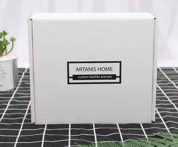 

Recycled Food Grade Cardboard White/Black/Kraft Paper Foldable Paper Box Small With Custom Printing ---CP0715