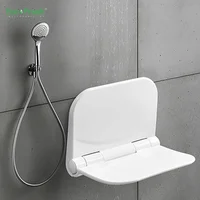 Ecofresh stool for shower Bathroom folding seat Wall stool Bath wall stool Elderly toilet stool Shoe changing stool wall chair 1