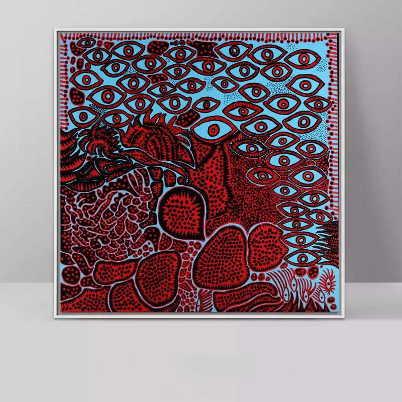 Yayoi Kusama абстрактное искусство Тыква Картина на холсте постеры и принты настенные